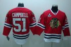 2010 stanley cup champions blackhawks #51 campbell red