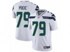 Mens Nike Seattle Seahawks #79 Ethan Pocic Vapor Untouchable Limited White NFL Jersey