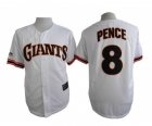 MLB san francisco giants #8 pence white[1989 m&n] jerseys