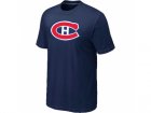 NHL Montreal Canadiens Big & Tall Logo D.Blue T-Shirt