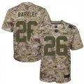 Nike Giants #26 Saquon Barkley Camo Youth Salute To Service Limited Jersey
