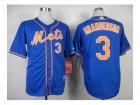 mlb jerseys new york mets #3 granderson blue[number orange]