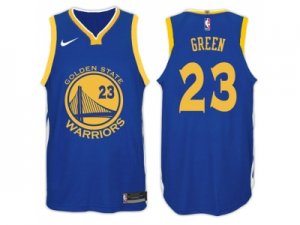 Nike NBA Golden State Warriors #23 Draymond Green Jersey 2017-18 New Season Blue Jersey