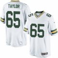 Mens Nike Green Bay Packers #65 Lane Taylor Limited White NFL Jersey