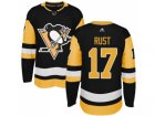 Adidas Men Pittsburgh Penguins #17 Bryan Rust Black Alternate Authentic Stitched NHL Jersey