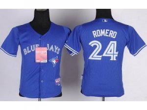 Youth mlb Toronto Blue Jays #24 Romero Blue 2012