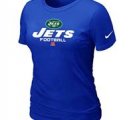 Women New York Jets Blue T-Shirt