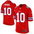 Nike Buffalo Bills #10 Robert Woods Red Jerseys(Elite)