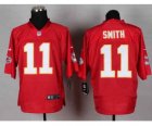 Nike kansas city chiefs #11 smith red jerseys[Elite]