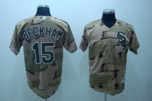 mlb chicago white sox #15 beckham camo