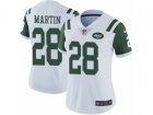 Women Nike New York Jets #28 Curtis Martin Vapor Untouchable Limited White NFL Jersey