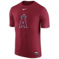 MLB Men's Los Angeles Angels of Anaheim Nike Authentic Collection Legend T-Shirt - Red