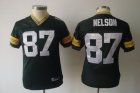 youth nfl green bay packers #87 nelson green