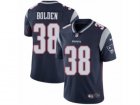 Mens Nike New England Patriots #38 Brandon Bolden Vapor Untouchable Limited Navy Blue Team Color NFL Jersey