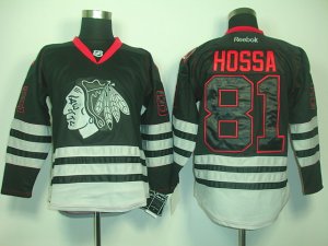 nhl chicago blackhawks #81 hossa black[2011 new]