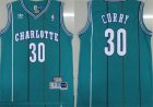Hornets #30 Dell Curry Green Hardwood Classics Jersey