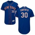 Mens Majestic New York Mets #30 Michael Conforto Royal Gray Flexbase Authentic Collection MLB Jersey