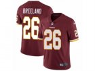 Mens Nike Washington Redskins #26 Bashaud Breeland Vapor Untouchable Limited Burgundy Red Team Color NFL Jersey