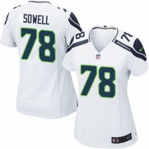 Women\'s Nike Seattle Seahawks #78 Bradley Sowell Limited White NFL Jersey