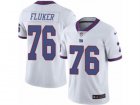 Mens Nike New York Giants #76 D.J. Fluker Limited White Rush NFL Jersey