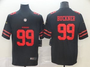 Nike 49ers #99 DeForest Buckner Black Vapor Untouchable Limited Jersey