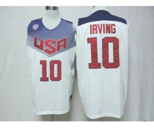 2014 FIBA Basketball World Cup USA jerseys #10 irving white