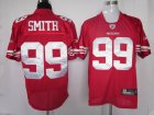 nfl san francisco 49ers #99 smith red
