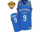 nba Oklahoma City Thunder #9 Serge Ibaka Blue[2012 Fianls Revolution 30 Swingman]