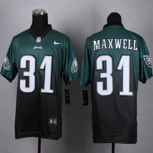 Nike Philadelphia Eagles #31 Byron Maxwell green-black jerseys(Elite II Drift Fashion)