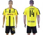 Dortmund #14 Leitner Home Soccer Club Jersey