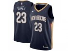 Men Nike New Orleans Pelicans #23 Anthony Davis Navy Stitched NBA Swingman Jersey