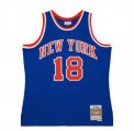 Mens Nike New York Knicks #18 Phil Jackson Royal Blue NBA Jersey