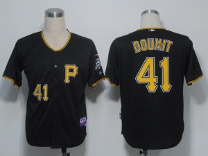 MLB Pittsburgh Pirates #41 Doumit Black[Cool Base]