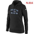 Women NEW Seattle Seahawks Heart & Soul Pullover Hoodie Black