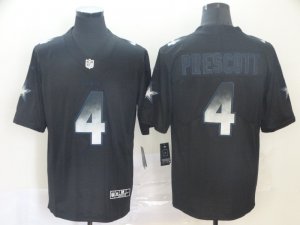 Nike Cowboys #4 Dak Prescott Black Arch Smoke Vapor