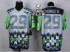 2015 Super Bowl XLIX Nike Seattle Seahawks #29 Earl Thomas Jerseys(Style Noble Fashion Elite)