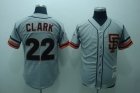 mlb sf giants #22 clark m&n grey