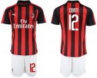 2018-19 AC Milan 12 CONTI Home Soccer Jersey