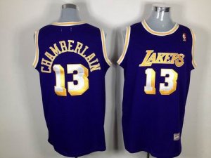 nba los angeles lakers #13 chamberlain blue