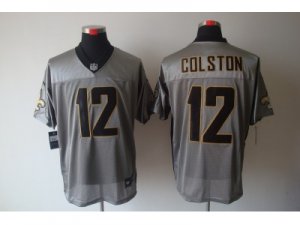 Nike NFL New Orleans Saints #12 Marques Colston Grey Shadow Jerseys