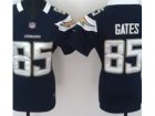 Nike Women NFL San Diego Chargers #85 Antonio Gates Dark Blue Jerseys