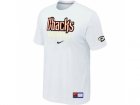 Arizona Diamondbacks Crimson White Nike Short Sleeve Practice T-Shirt