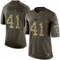 Nike Carolina Panthers #41 Roman Harper Green Salute to Service Jerseys(Limited)