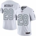 Nike Oakland Raiders #28 Latavius Murray White Mens Stitched NFL Limited Rush Jersey