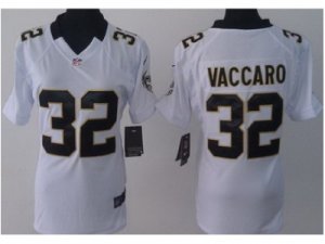 Nike Women New Orleans Saints #32 Kenny Vaccaro white Jerseys