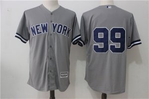New York Yankees #99 Aaron Judge Gray Cool Base Jersey