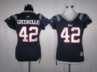 women nfl new england patriots #42 green-ellis field flirt fashion blue