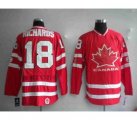 nhl team canada #18 richards 2010 olympic red