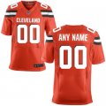Men Cleveland Browns Nike Orange Custom Alternate Elite Jersey