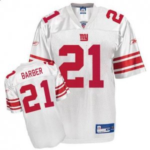 New York Giants #21 Tiki Barber White